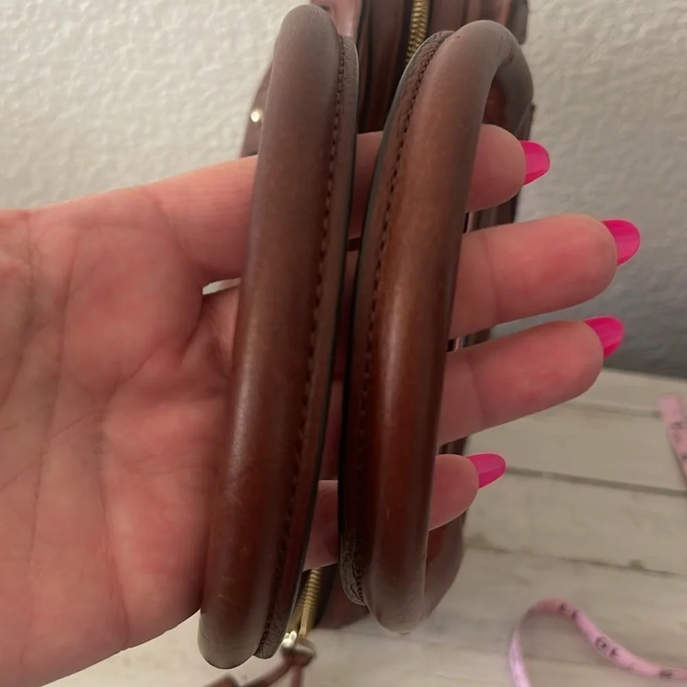 Vintage Kate Spade All Leather Brown Handbag.